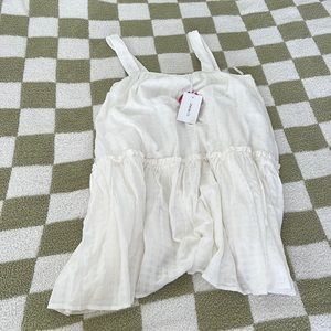 GHANDA SMALL WHITE DRESS NWT